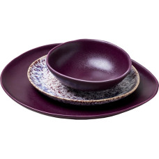 Chic Mic Geschirr Set Hortensia 3-teilig, Weiss/Lila Chic Mic Geschirr Set Hortensia 3-teilig, Weiss/Lila