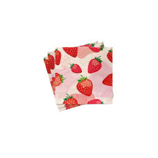 Chic Mic Cocktailservietten Strawberries 33 x 33 cm Chic Mic Cocktailservietten Strawberries 33 x 33 cm