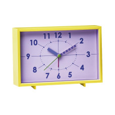 Chic Mic Tischuhr Vintage Clock – Sunny day Gelb/Viollet