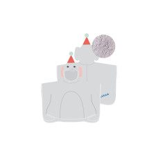 Chic Mic Kinder Poncho – Elephant