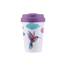 BioLoco Outdoor-Becher Easy Cup-Watercolor bird 350 ml