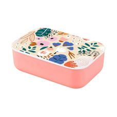 BioLoco Lunchbox Classic – flowers Mehrfarbig/Rosa