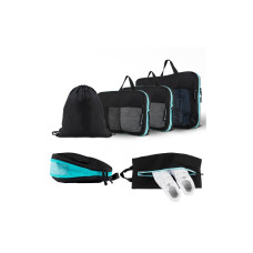 Atacama Premium Kompressions Packwürfel - 6er-Set Schwarz Atacama Premium Kompressions Packwürfel - 6er-Set Schwarz