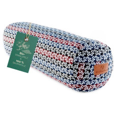 DoYourYoga Yoga-Bolster Tarik, Dinkelspelz, Mehrfarbig/Blau DoYourYoga Yoga-Bolster Tarik, Dinkelspelz, Mehrfarbig/Blau