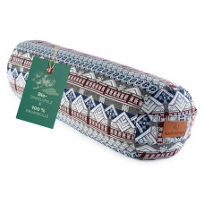 DoYourYoga Yoga-Bolster Tarik, Dinkelspelz, Mehrfarbig/Weiss DoYourYoga Yoga-Bolster Tarik, Dinkelspelz, Mehrfarbig/Weiss