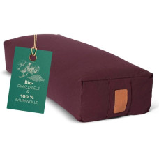 DoYourYoga Yoga-Bolster Paravati Bio-Dinkelspelz, Dunkelrot DoYourYoga Yoga-Bolster Paravati Bio-Dinkelspelz, Dunkelrot