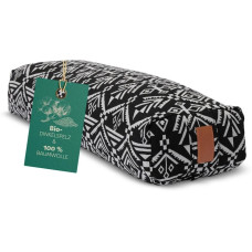 DoYourYoga Yoga-Bolster Paravati Bio-Dinkelspelz, Schwarz/Weiss DoYourYoga Yoga-Bolster Paravati Bio-Dinkelspelz, Schwarz/Weiss