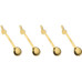 Bialetti Löffel 4 Stück, Goldfarbig Bialetti Löffel 4 Stück, Goldfarbig