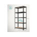 Songmics Regal 5 Ablagen Schwarz