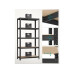 Songmics Regal 5 Ablagen Schwarz