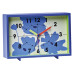 Chic Mic Tischuhr Vintage Clock-transcience of flower Weiss/Blau
