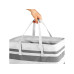 EASYmaxx Aufbewahrungskorb faltbar 2er-Set 75 l - Grau/Weiss EASYmaxx Aufbewahrungskorb faltbar 2er-Set 75 l - Grau/Weiss