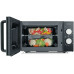 Severin Mikrowelle mit Grill MW 7762 Schwarz/Silber Severin Mikrowelle mit Grill MW 7762 Schwarz/Silber