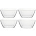 Montana Schale Carre 24 cm, 4 Stück, Transparent