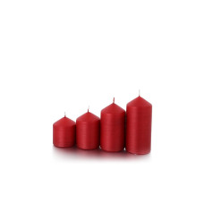 balthasar Adventstufenset Lygis Rot, 4 Stück