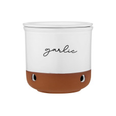 Ladelle Vorratstopf Garlic Eco ø 10 cm, Weiss Ladelle Vorratstopf Garlic Eco ø 10 cm, Weiss