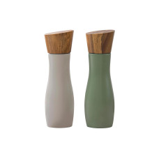 Ladelle Salz- und Pfeffermühle Essentials 19.5 cm, Stone/Salbei Ladelle Salz- und Pfeffermühle Essentials 19.5 cm, Stone/Salbei