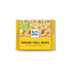 Ritter Sport Schokolade Weisse Voll Nuss 100 g Ritter Sport Schokolade Weisse Voll Nuss 100 g
