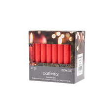 balthasar Baumkerze 40 Stück, Rot balthasar Baumkerze 40 Stück, Rot