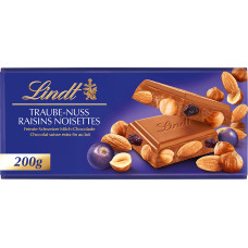 Lindt Tafelschokolade Milch Traube & Nuss 200 g Lindt Tafelschokolade Milch Traube & Nuss 200 g