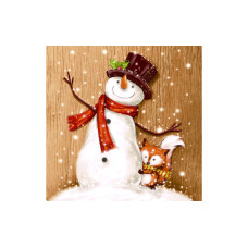 Paper + Design Weihnachtsservietten Cheery Snowman 33 cm x 33 cm, 20 Stück Paper + Design Weihnachtsservietten Cheery Snowman 33 cm x 33 cm, 20 Stück