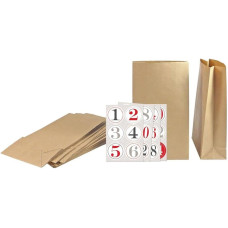 Braun + Company Adventskalender Set Nature, 24 Tüten, 50-teilig Braun + Company Adventskalender Set Nature, 24 Tüten, 50-teilig