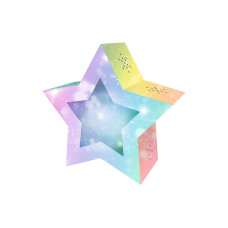URSUS Laternen-Bastelset Twinkel Star Mehrfarbig