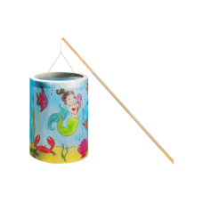 URSUS Laternen-Bastelset Meerjungfrau Mehrfarbig