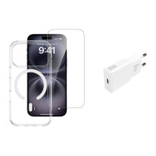 4smarts Back Cover 3in1 Starter Set MagSafe für iPhone 17 Pro Max 4smarts Back Cover 3in1 Starter Set MagSafe für iPhone 17 Pro Max