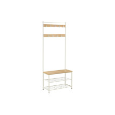 VASAGLE Garderobe 32.5 cm x 175 cm, Weiss