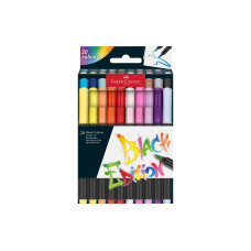 Faber-Castell Farbstifte Black Edition 20er Etui, Mehrfarbig