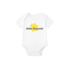 Trendcompany Babybody Chline Sunneschii, 62/68, Weiss