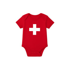 Trendcompany Babybody Schweiz, 62/68, Rot