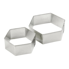 Zenker Guetzli-Ausstecher-Set Fussball Hexagon