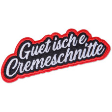 Swissmeme Patch «Guet isch e Cremeschnitte» 10 x 3.5 x 0.3 cm