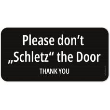 Swissmeme Scherzartikel Sticker: Schletz