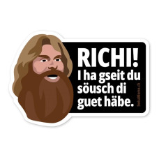 Swissmeme Sticker Richi! 9.5 x 6.5 cm
