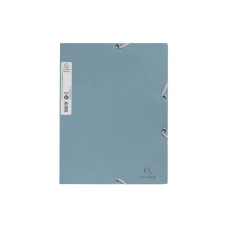 Exacompta Gummibandmappe A4 AutentiK, Blaugrau Exacompta Gummibandmappe A4 AutentiK, Blaugrau