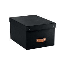 Leitz Arrchivbox Puro mittel mit Klappdeckel, 2 Stück, Schwarz Leitz Arrchivbox Puro mittel mit Klappdeckel, 2 Stück, Schwarz