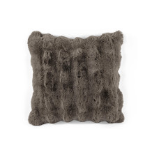 Tiseco Kissen Bubble Rabbit Stripe 45 x 45 cm, Warmgrau