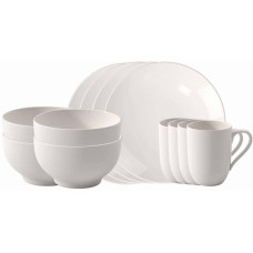 Villeroy & Boch Speise-Service For Me 12-teilig Set 1 Stück,Weiss Villeroy & Boch Speise-Service For Me 12-teilig Set 1 Stück,Weiss