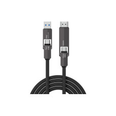 4smarts Kabel ComboCord 4K 240 W USB Type-A/USB Type-C - HDMI, 1.5 m 4smarts Kabel ComboCord 4K 240 W USB Type-A/USB Type-C - HDMI, 1.5 m