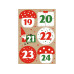 Braun + Company Adventskalender-Zahlen, 1-24, 11.5 x 17 cm Braun + Company Adventskalender-Zahlen, 1-24, 11.5 x 17 cm