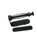 Silwy Magnet-Toilettenpapierhalter inkl. Metall-Leiste Schwarz
