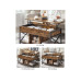VASAGLE Couchtisch Industrial 50 x 49 cm, Schwarz