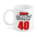Trendcompany Tasse 40. Geburtstag