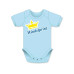 Trendcompany Babybody Windelprinz 62/68, Hellblau