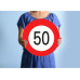 Trendcompany Verkehrsschild zum 50. Geburtstag 45 cm