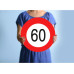 Trendcompany Verkehrsschild zum 60. Geburtstag 45 cm