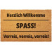 Swissmeme Fussmatte Verreis, verreis, verreis! 60 x 40 x 2 cm Swissmeme Fussmatte Verreis, verreis, verreis! 60 x 40 x 2 cm